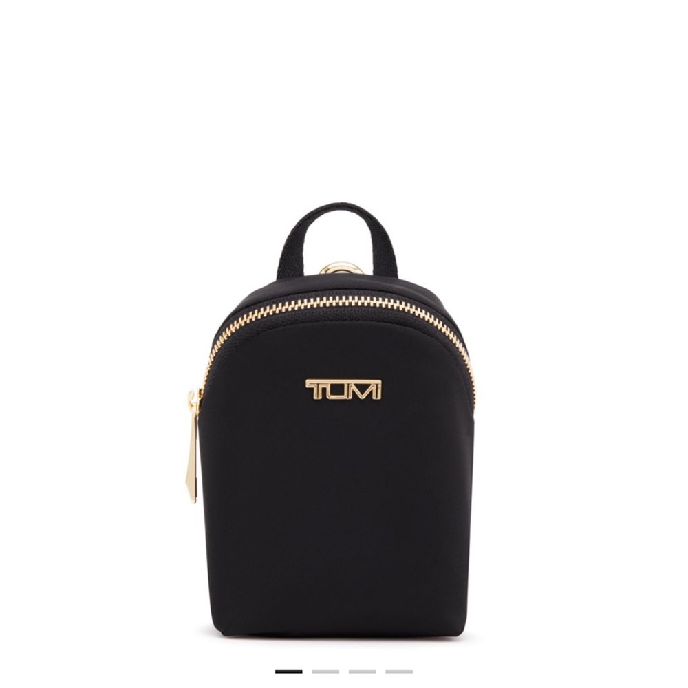 NWT BLACK TUMI CHARM POUCH